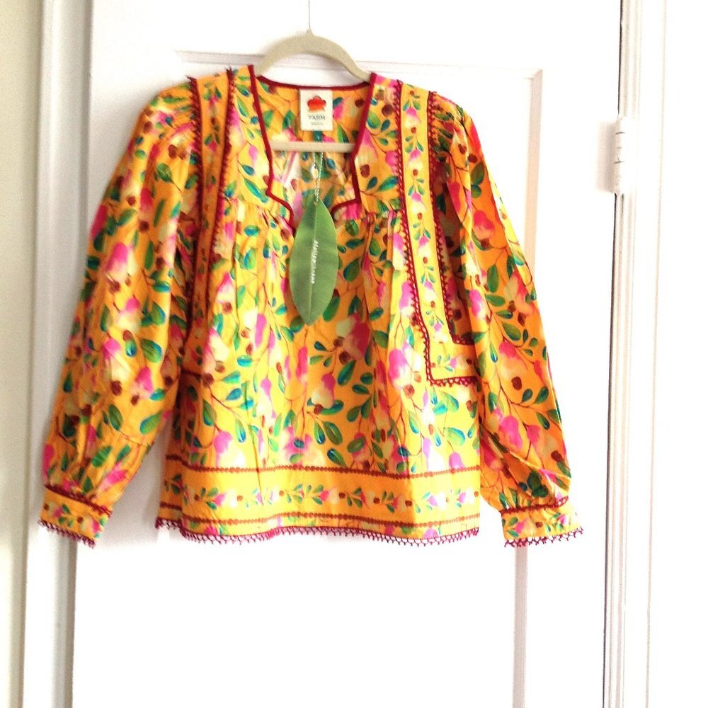 FARM Rio Mini Cashew Blouse - Picture 13 of 13
